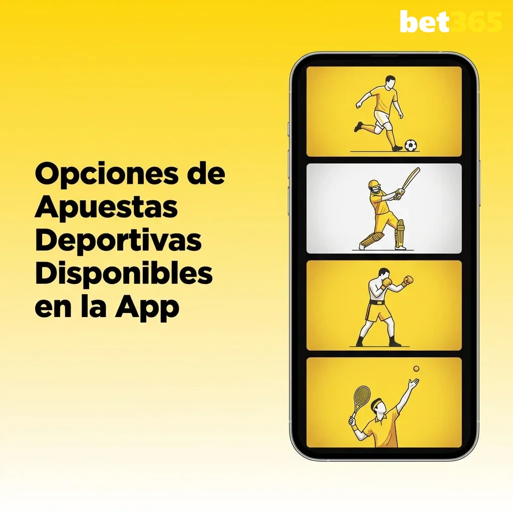 Bet365 app interface showing diverse sports betting options including soccer, tennis, basketball, and esports markets