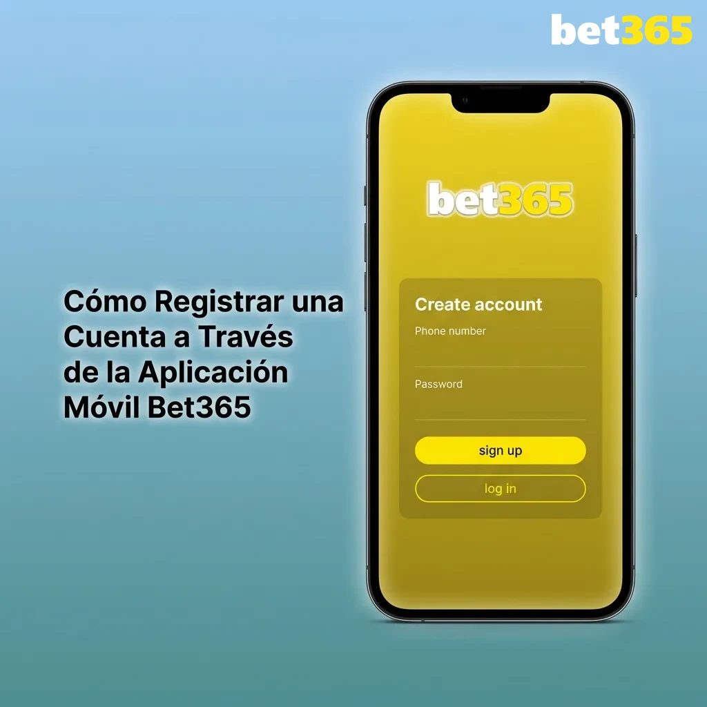 Pantalla de registro móvil Bet365 mostrando formulario con campos para RUT, nombre y datos personales en Chile