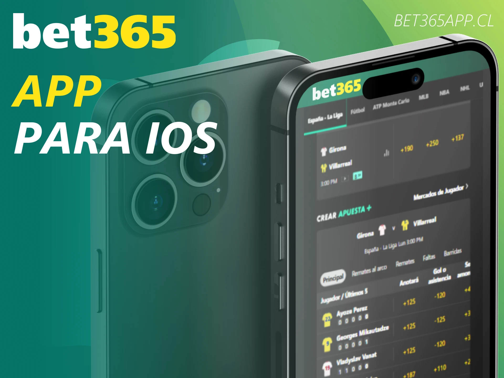 Encuentra la Bet365 App en la App Store y juega desde tu iPhone o iPad con total fluidez.