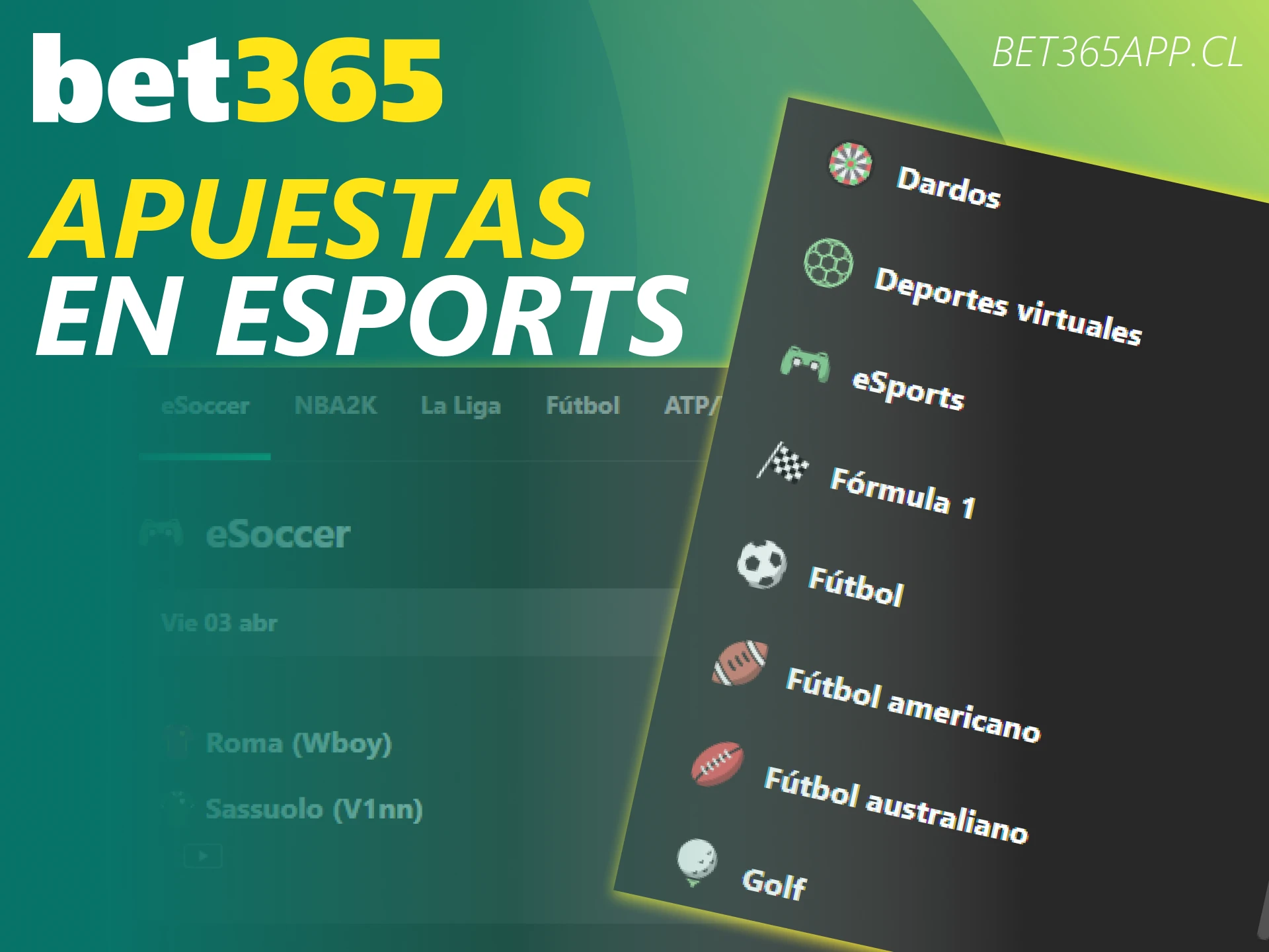 Haz tus mejores apuestas en eSports en Bet365 Chile ahora.