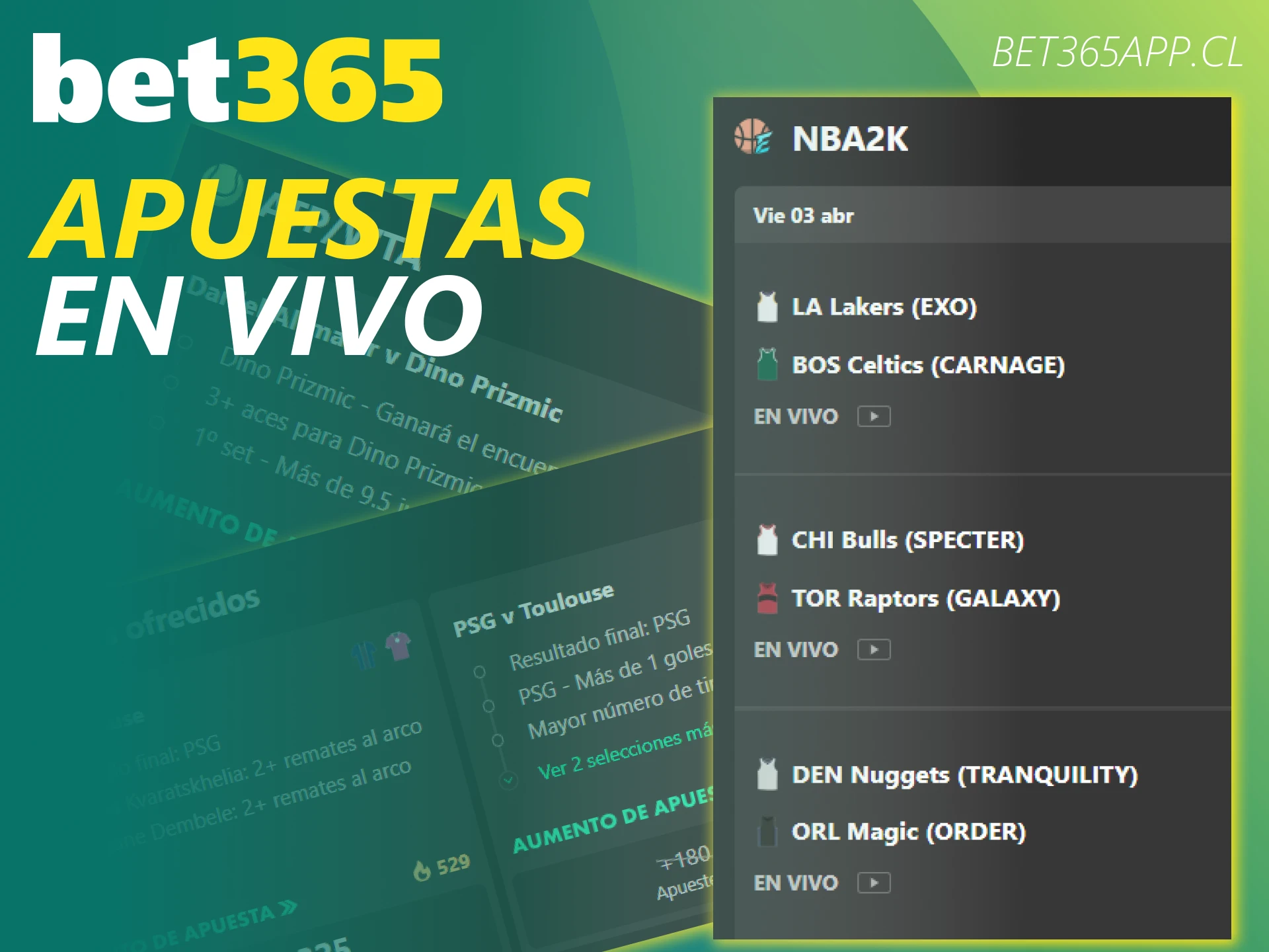 Disfruta de la emoción de las apuestas en vivo en Bet365.