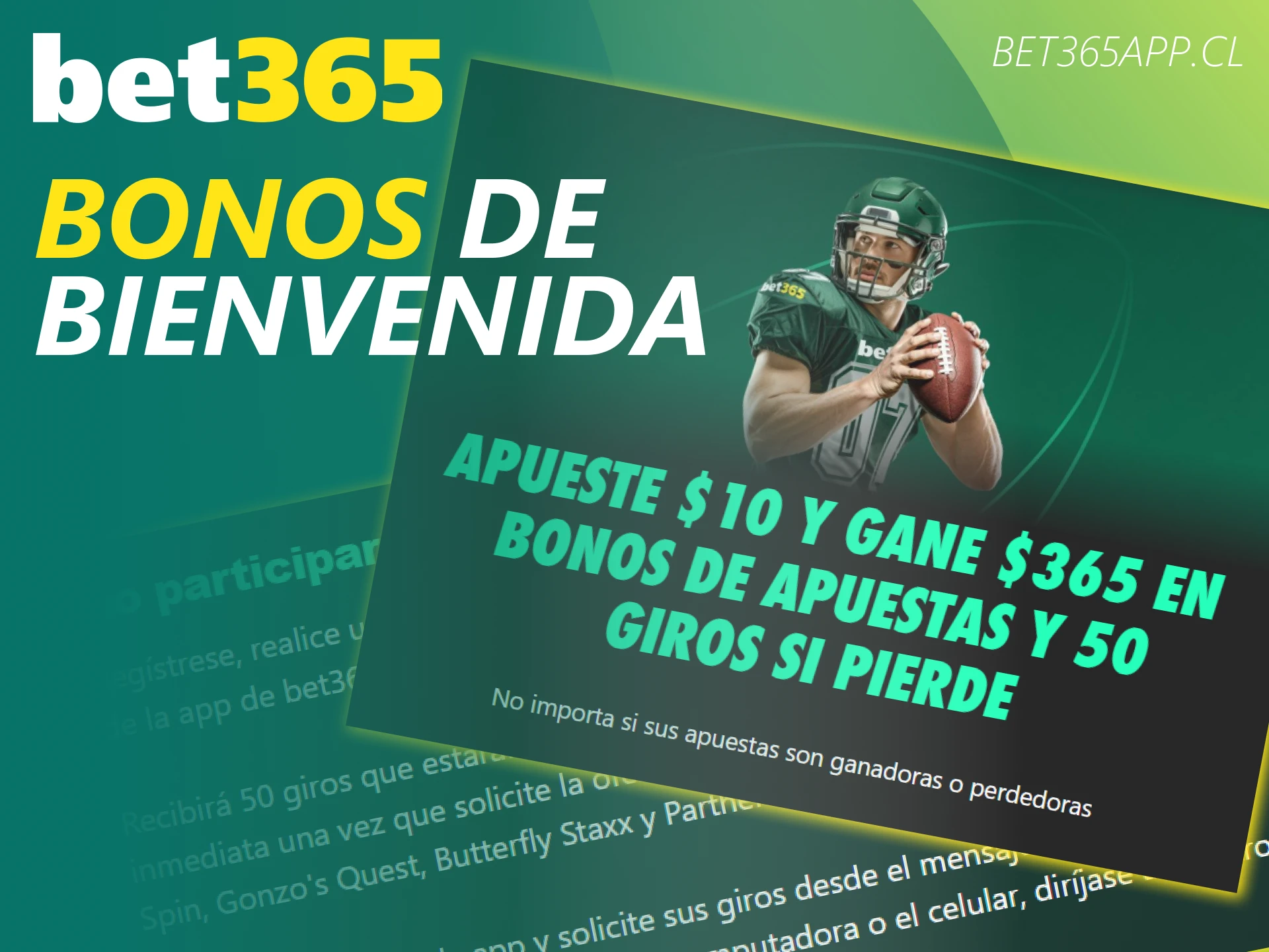 Obtén los bonos de bienvenida en Bet365 Chile para casino online.