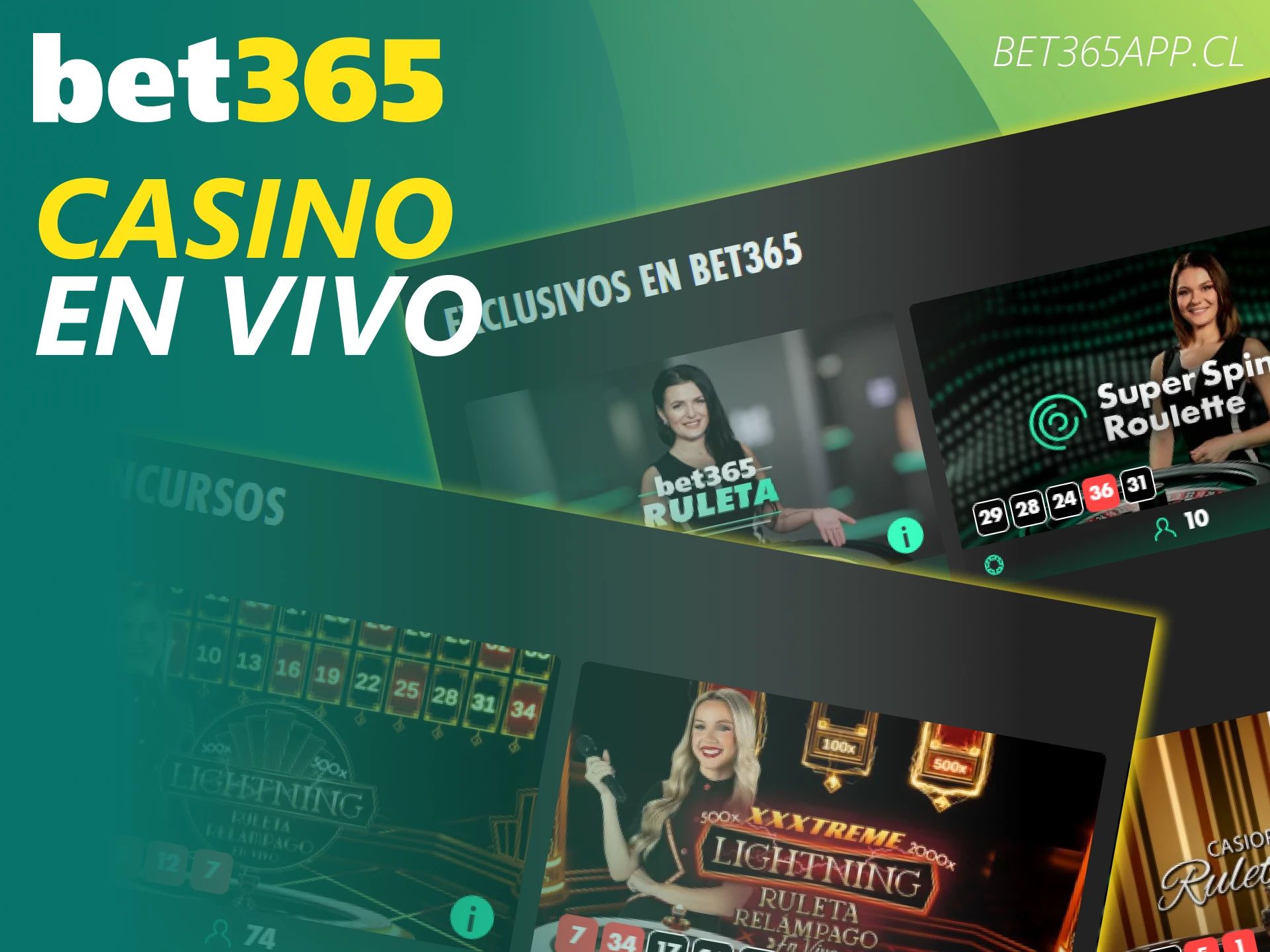 Prueba el casino en vivo de Bet365 con crupieres en directo.