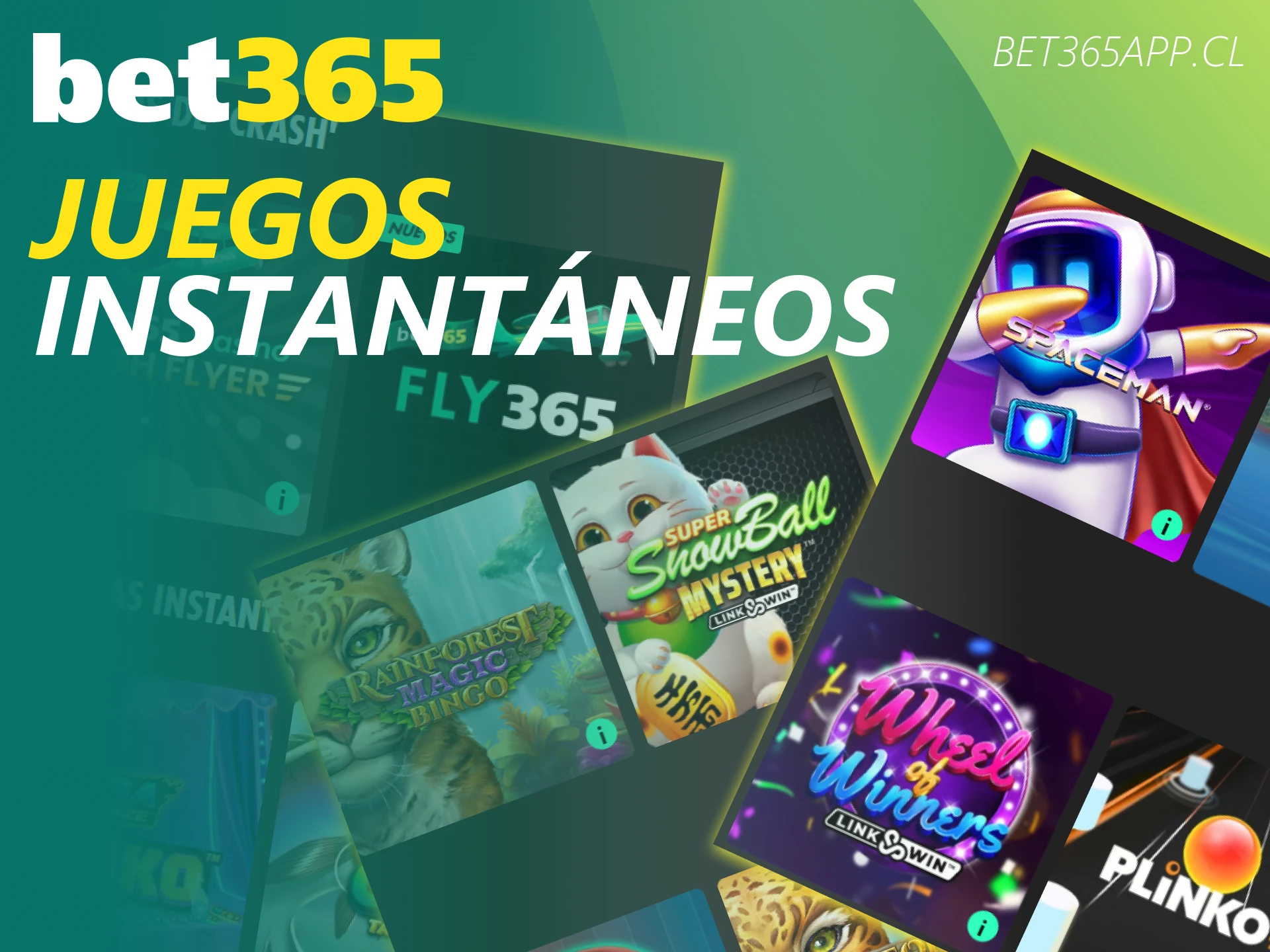 Juega a los juegos instantáneos más rápidos del casino online Bet365.